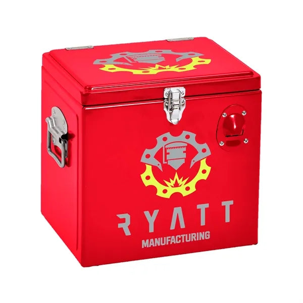 Metal Party Cooler, Front & Top Imprint