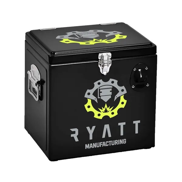 Metal Party Cooler, Front & Top Imprint