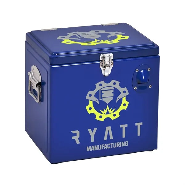 Metal Party Cooler, Front & Top Imprint