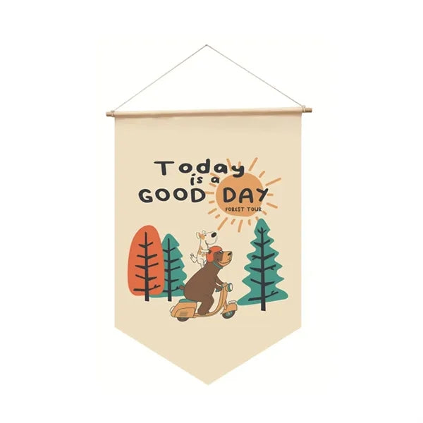 Decorative Hanging Pennant Flag Wall Art Banner