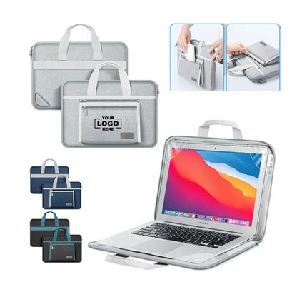 Laptop Carrying Case with Detachable Front Pocket