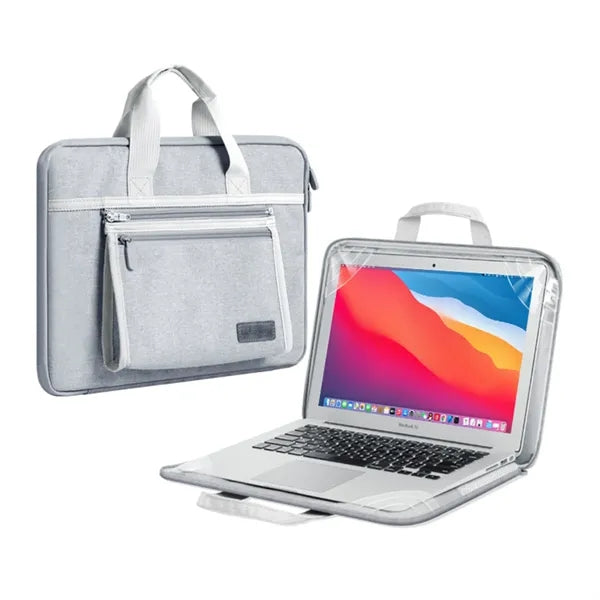 Laptop Carrying Case with Detachable Front Pocket