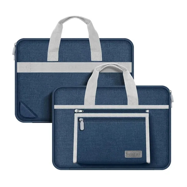 Laptop Carrying Case with Detachable Front Pocket