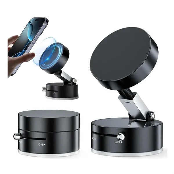 Foldable Vacuum Suction Magnetic Phone Holder