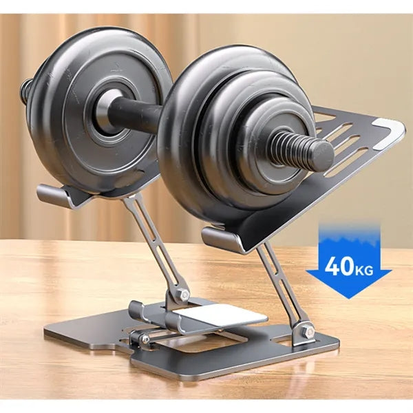 Foldable Adjustable Laptop Stand with Phone Holder