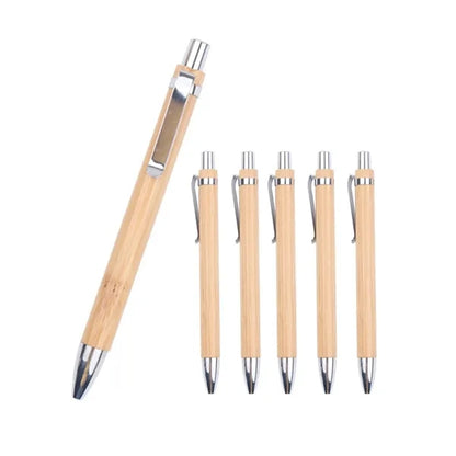 Eco Retractable Bamboo Pen