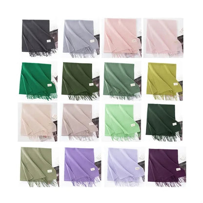 Soft Cashmere Pashmina Solid Shawl Wrap Scarf