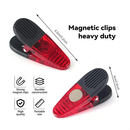 Magnetic Clip Memo Holder with Refrigerator Magnets