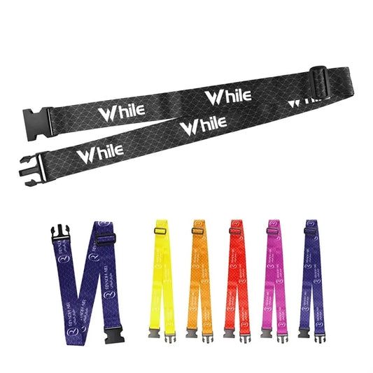 2"Polyester Adjustable Luggage Strap W/ Quick Release Buckle