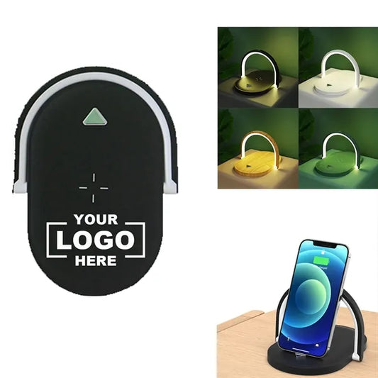 Wireless Night Light Foldable Phone Holder 15W Fast Charger
