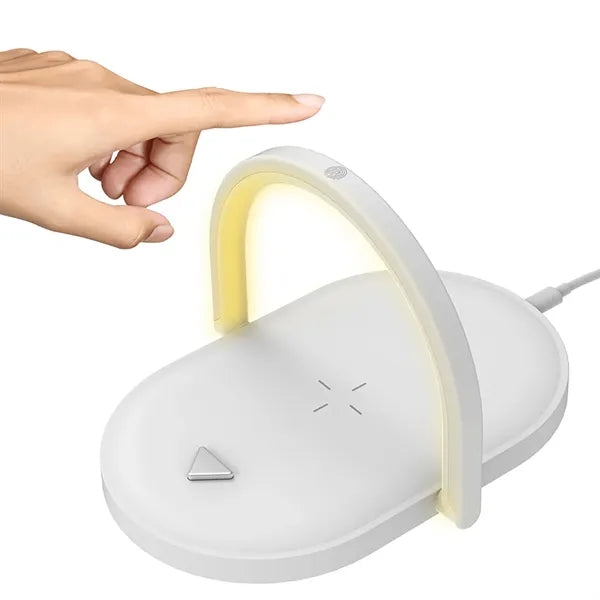 Wireless Night Light Foldable Phone Holder 15W Fast Charger