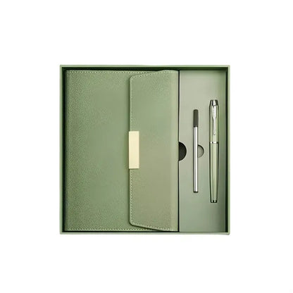 Elegant Notebook And Pen Gift Set With Box Bag