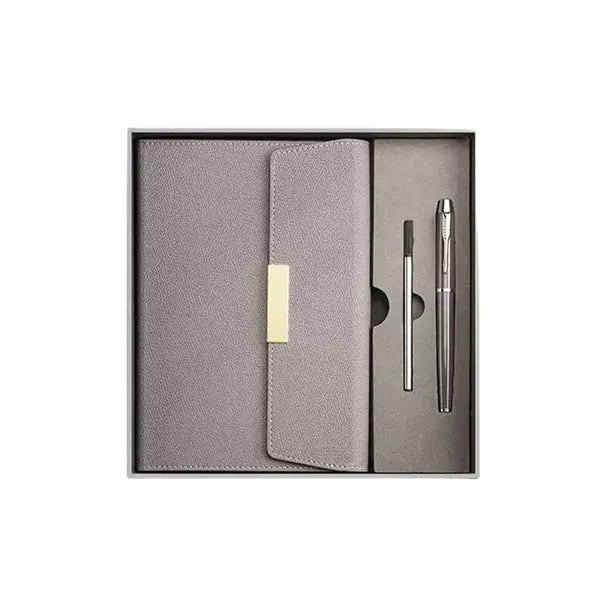 Elegant Notebook And Pen Gift Set With Box Bag