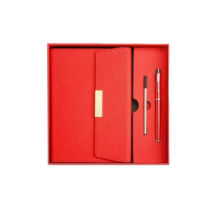 Elegant Notebook And Pen Gift Set With Box Bag