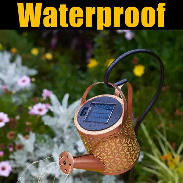 Solar Watering Can Garden Lights