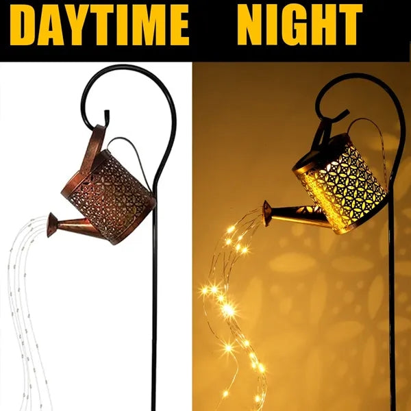 Solar Watering Can Garden Lights