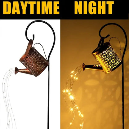 Solar Watering Can Garden Lights