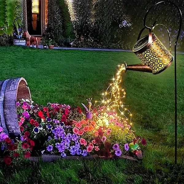 Solar Watering Can Garden Lights