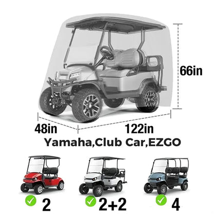 600D Golf Cart Cover Fits