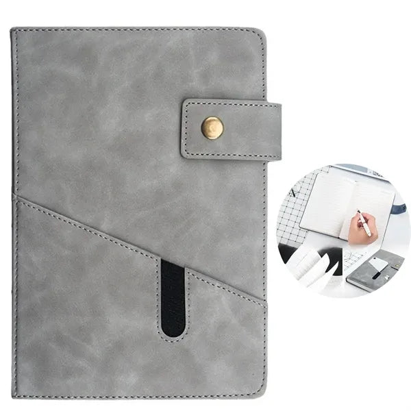 Leather Notebook With Slip Pocket