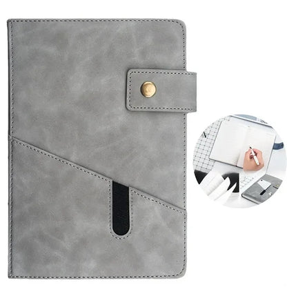 Leather Notebook With Slip Pocket