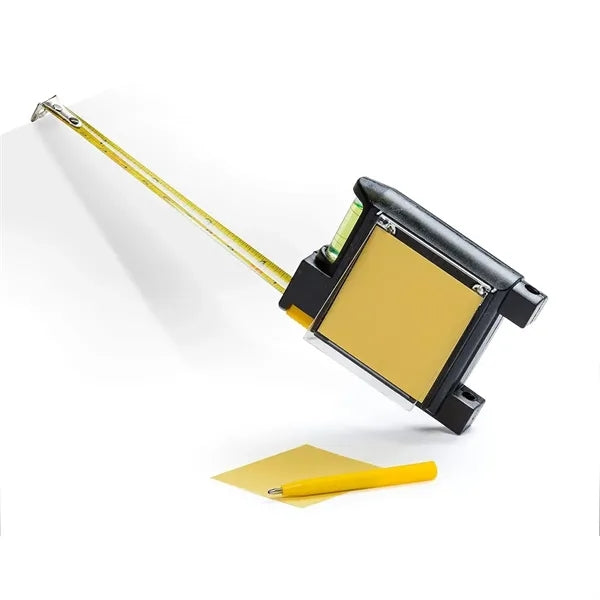 Level Meter Notepad Pen Tape Measure Multi-Function 4 In 1