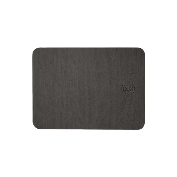 Wood Grain Wireless Charging Mouse Pad