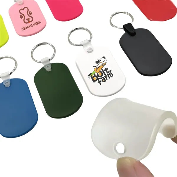 Pvc Soft Material Keychain