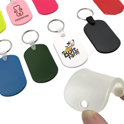 Pvc Soft Material Keychain