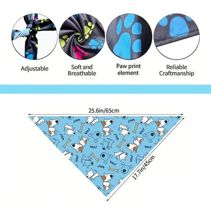 Holiday Party Triangle Scarf