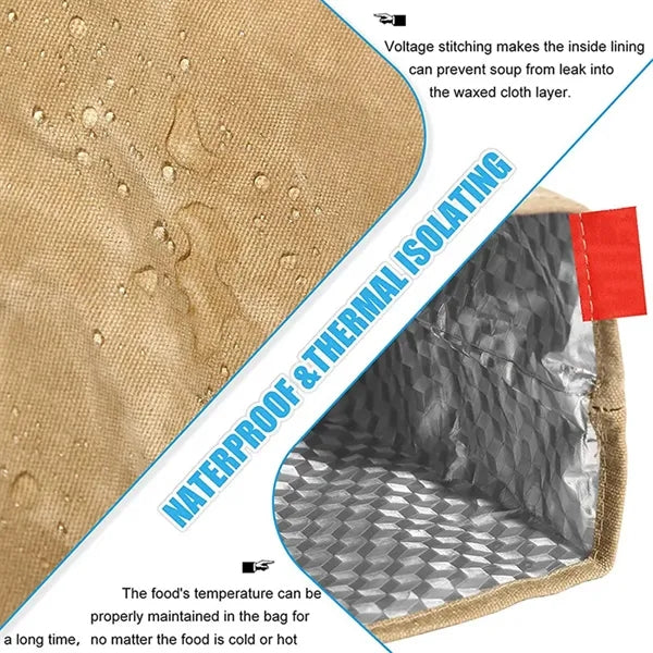Waterproof Aluminum Foil Insulated Lunch Bag