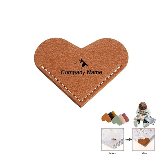 Leather Heart Bookmark