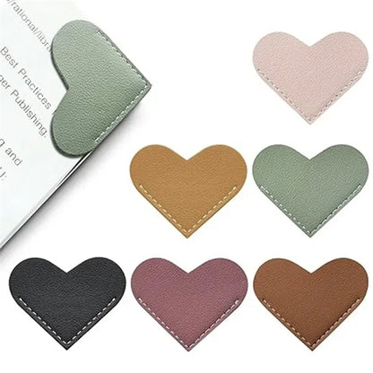 Leather Heart Bookmark