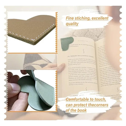 Leather Heart Bookmark