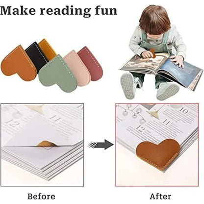 Leather Heart Bookmark