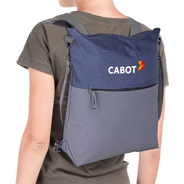 Ocean Plastic Two Tone Backpack Tote