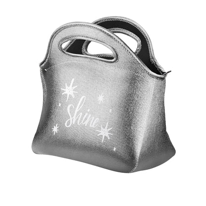 Gran Klutch Metallic Neoprene Lunch Bag