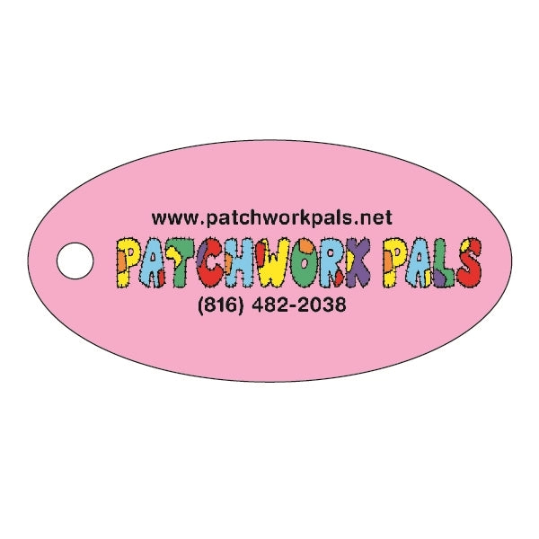 Long Oval Key Tag