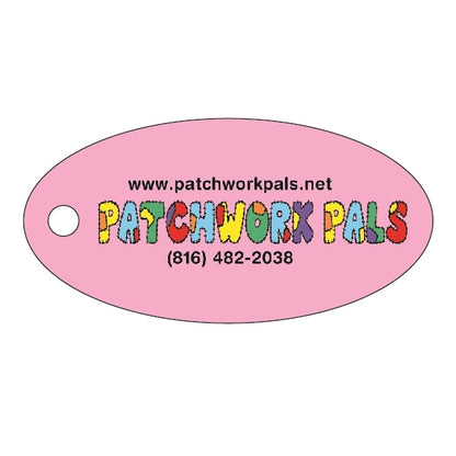 Long Oval Key Tag