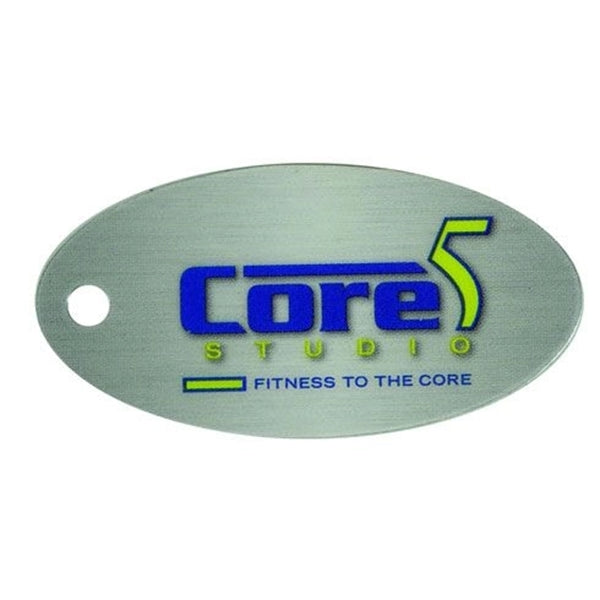 Long Oval Key Tag