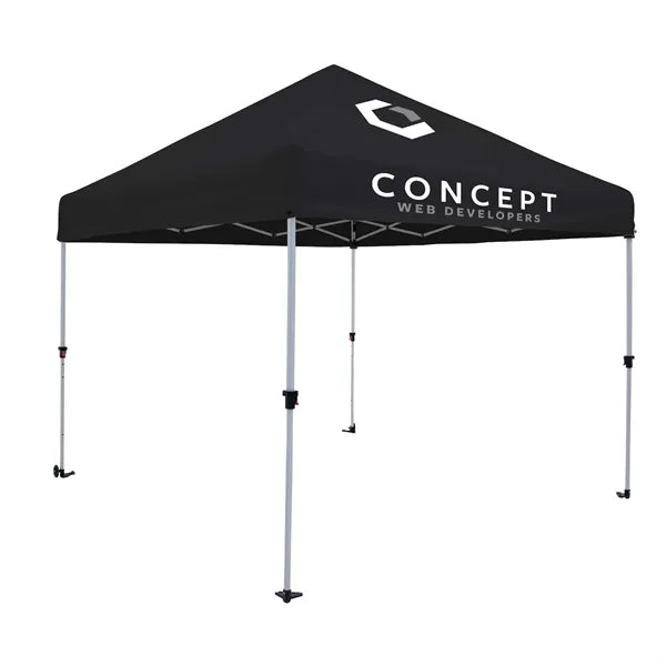 10' Omni Tent Kit (Full-Color Imprint, 2 Locations)