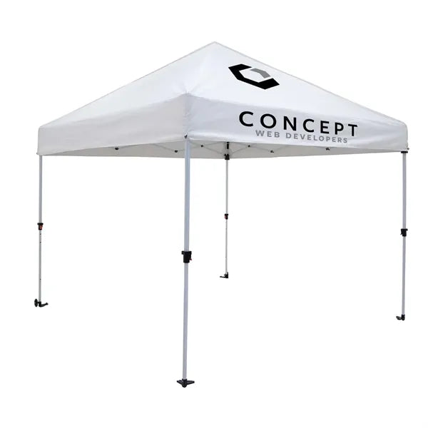 10' Omni Tent Kit (Full-Color Imprint, 2 Locations)