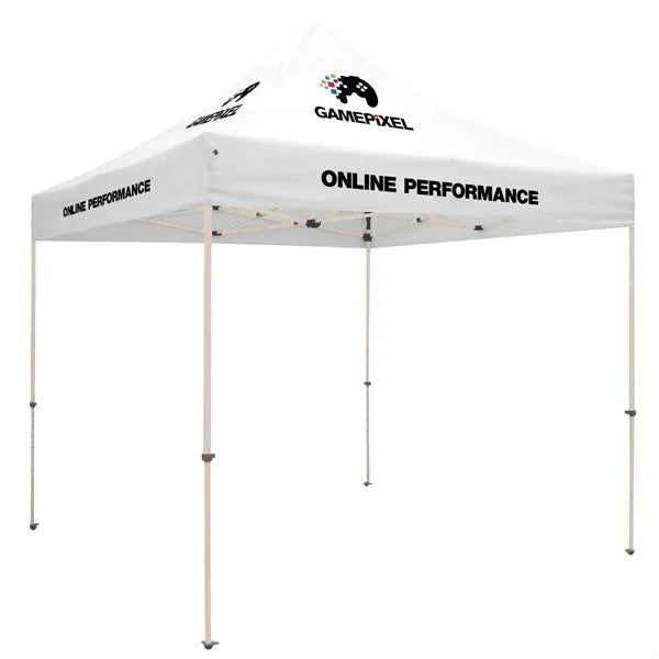 10' Standard Tent Kit (Full-Color Imprint, 4 Locations)