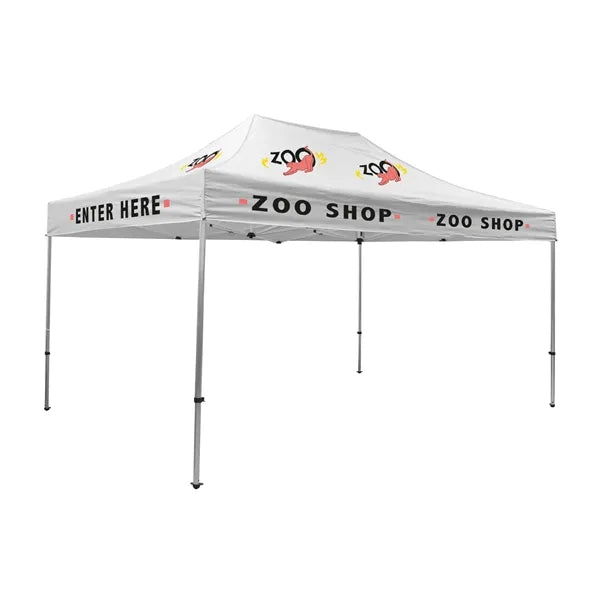 15' Premium Tent Kit (Imprinted, 10 Locations)