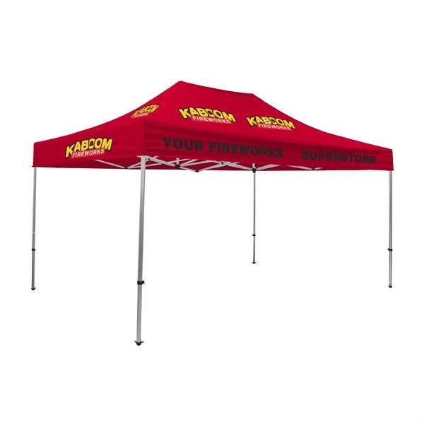 15' Premium Tent Kit (Imprinted, 6 Locations)