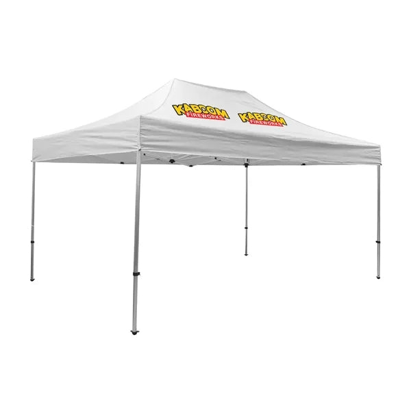 15' Premium Tent Kit (Imprinted, 2 Locations)
