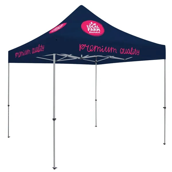 10' Deluxe Tent Kit (Full-Color Imprint, 4 Locations)