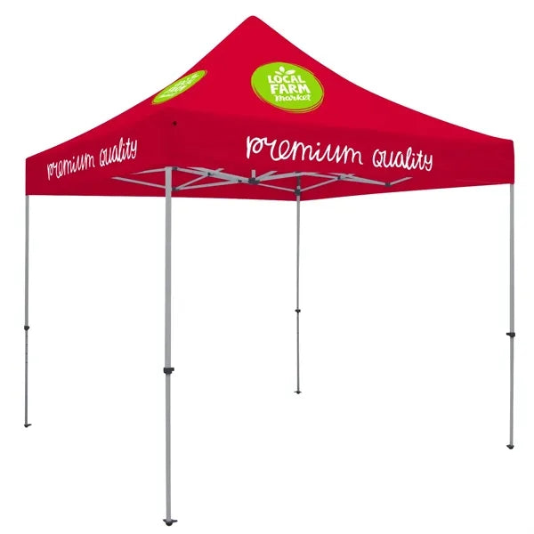 10' Deluxe Tent Kit (Full-Color Imprint, 4 Locations)