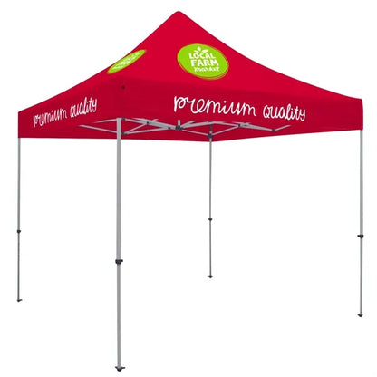 10' Deluxe Tent Kit (Full-Color Imprint, 4 Locations)