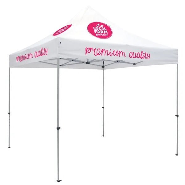 10' Deluxe Tent Kit (Full-Color Imprint, 4 Locations)